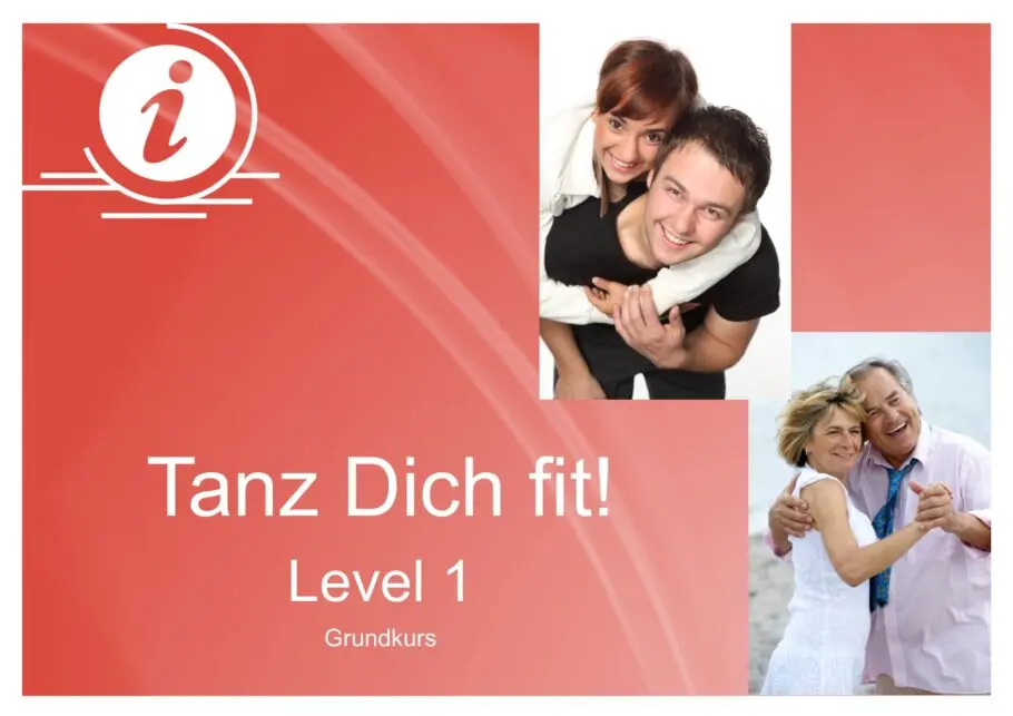 Infobild mit Tanzpaar für den Tanzkurs Level 1